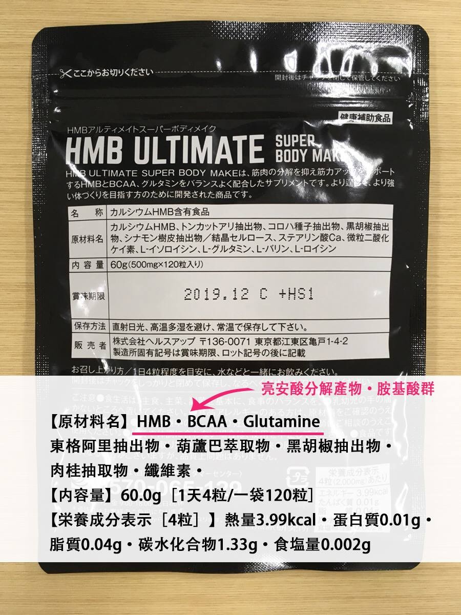 HMB極力肌成分 | 日本嚴選